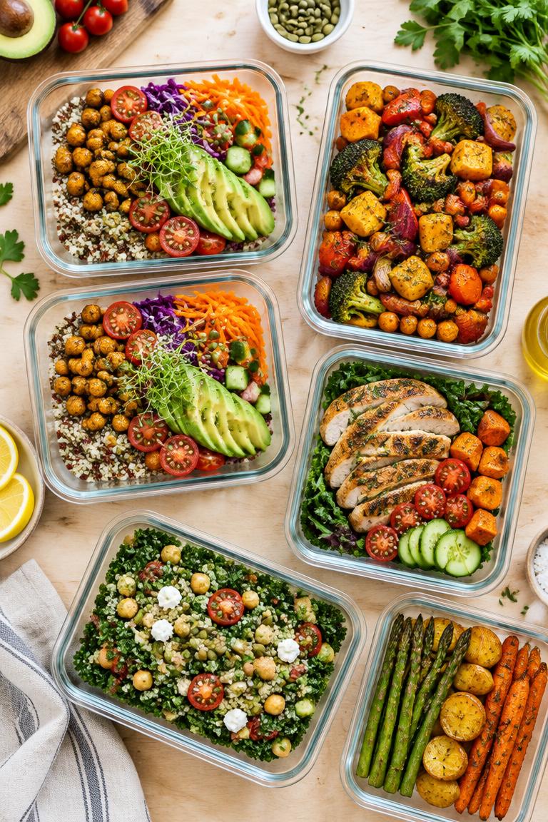 Meal prep: 5 almuerzos en una hora